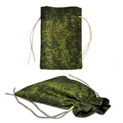 Подарочный мешок цвета хаки, средний (200х147мм)