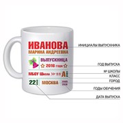 Кружка "Выпускница"